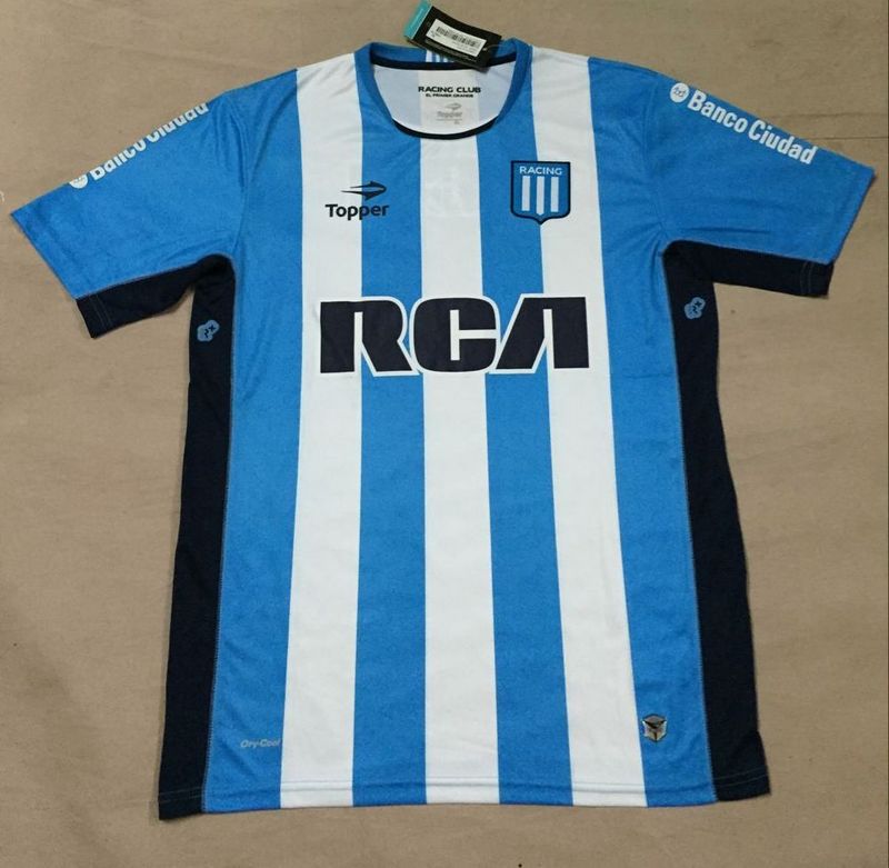 Argentina Racing Club 2016/17 Home Soccer Jersey
